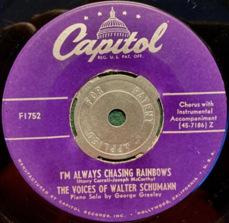 VOICES OF WALTER SCHUMANN - HOT 100 VON 1955