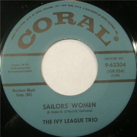 IVY LEAGUE TRIO (Folk)