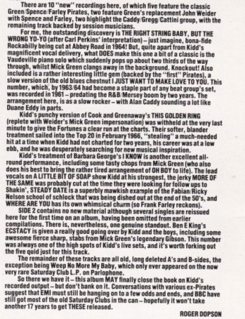 JOHNNY KIDD & THE PIRATES