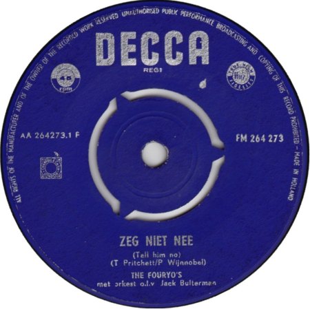 TRAVIS & BOB - Tell him no 1. und 2. Label