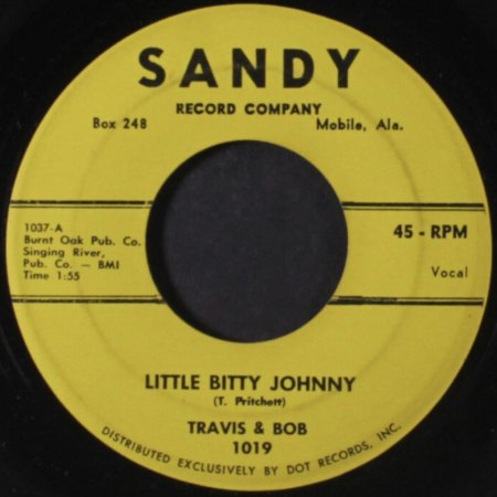 TRAVIS & BOB - Tell him no 1. und 2. Label