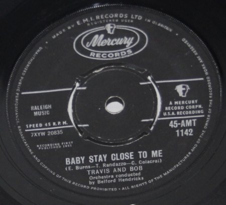 TRAVIS & BOB - Tell him no 1. und 2. Label