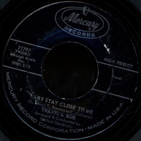 TRAVIS & BOB - Tell him no 1. und 2. Label