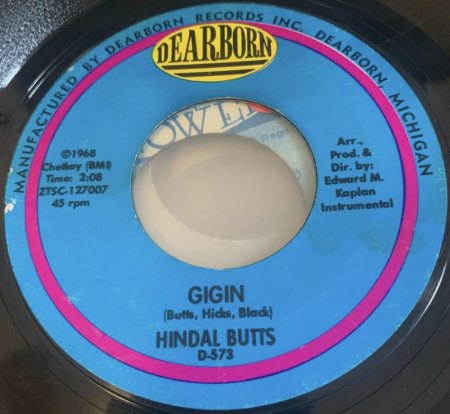 HINDLE BUTTS & Barbara Tennant