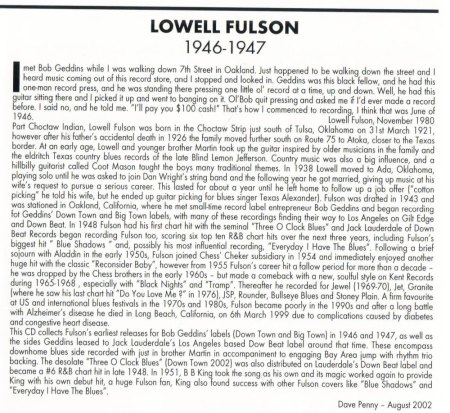 LOWELL FULSON