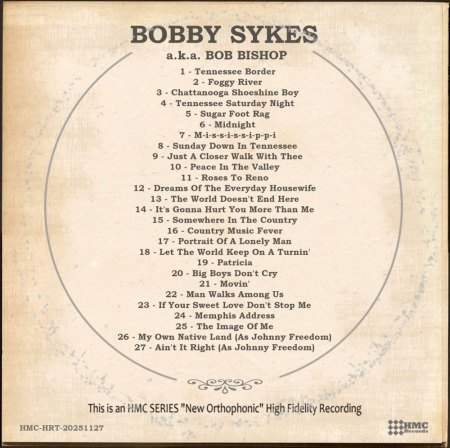 BOBBY SYKES