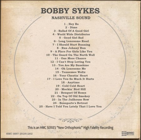 BOBBY SYKES