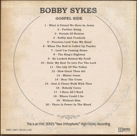 BOBBY SYKES