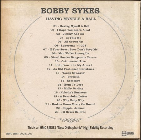BOBBY SYKES