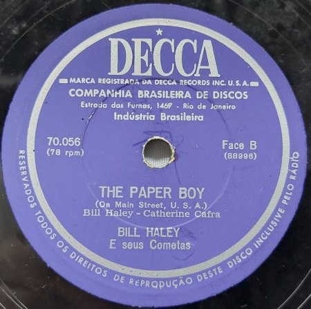 Bill Haley 78'er Decca