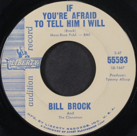 BILL BROCK, er schrieb "Black Cloud"