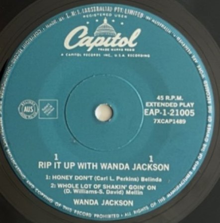 WANDA JACKSON - europäische EPs