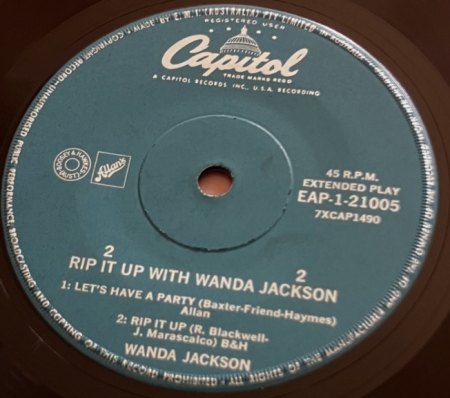 WANDA JACKSON - europäische EPs