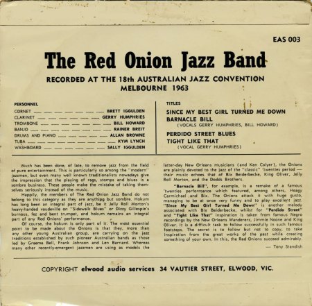 RED ONION JAZZ BAND (Australien)
