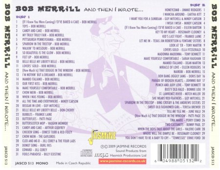 BOB MERRILL  (Songwriter)