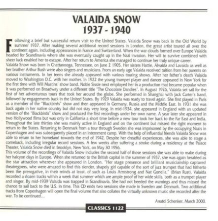 VALAIDA SNOW