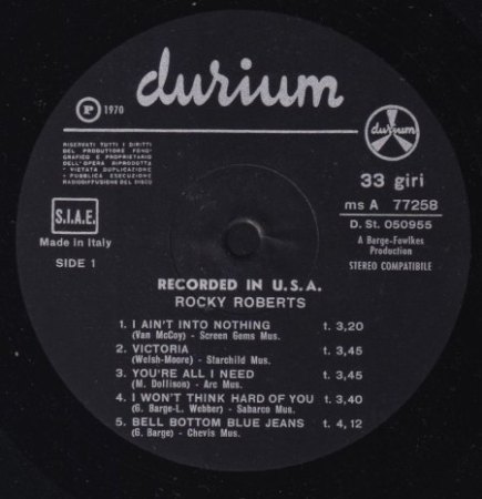 ROCKY ROBERTS