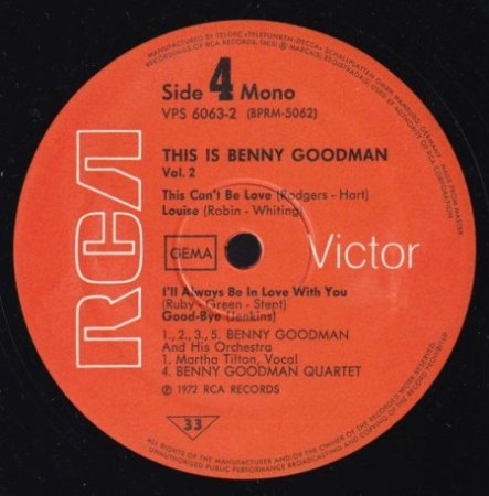 BENNY GOODMAN