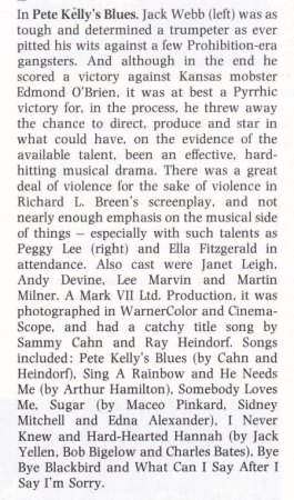 PETE KELLY´S BLUES     aka   ES GESCHAH IN EINER NACHT