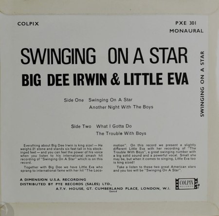 BIG DEE IRWIN  mit und ohne The Pastels