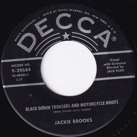 Black Denim Trousers And Motorcycle Boots