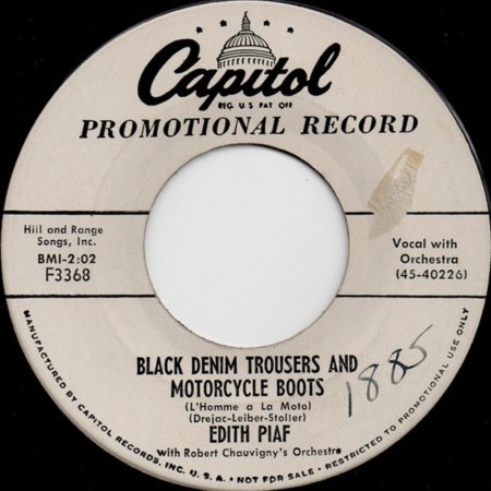 Black Denim Trousers And Motorcycle Boots