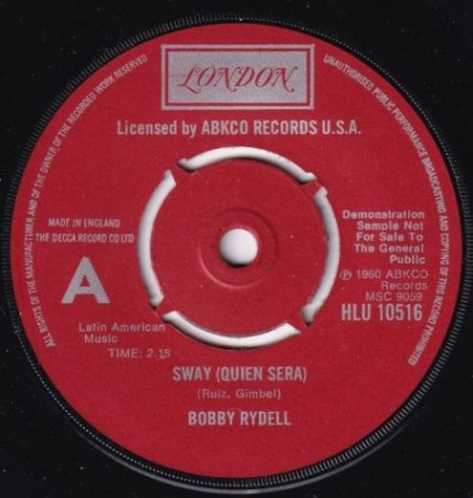 SWAY - Laurie London - Wild und heiß - Odeon O 21 696