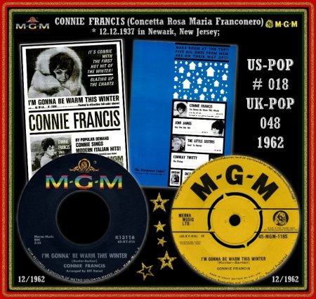 CONNIE FRANCIS - HOT 100 - 1962
