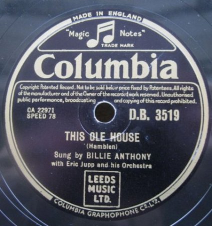 THIS OLE HOUSE - Stuart Hamblen + Bruce Low