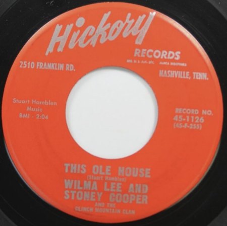 THIS OLE HOUSE - Stuart Hamblen + Bruce Low