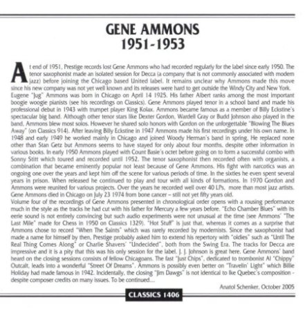 GENE AMMONS