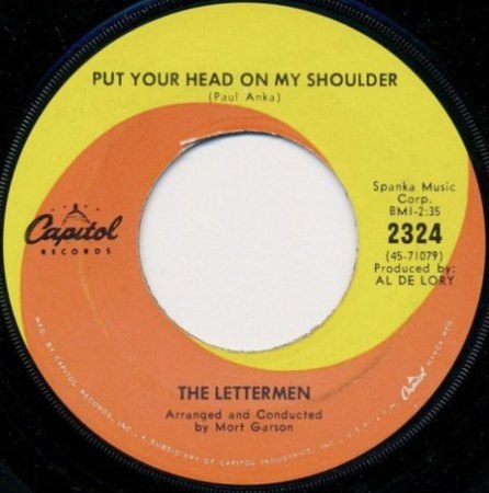 PUT YOUR HEAD ON MY SHOULDER - Original und Coverversion!