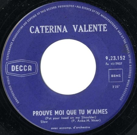 PUT YOUR HEAD ON MY SHOULDER - Original und Coverversion!