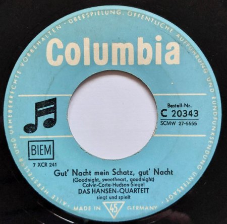 GOODNITE SWEETHEART GOODNITE