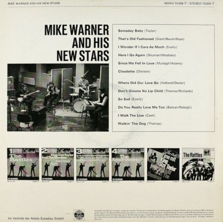 MIKE WARNER AND HIS NEW STARS
