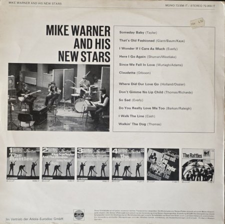 MIKE WARNER AND HIS NEW STARS