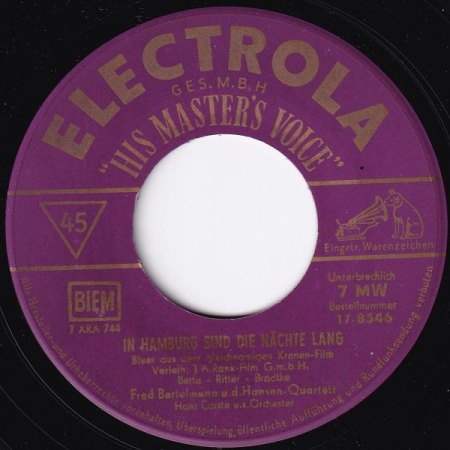 KING SISTERS - In Hamburg (When The Nights Are Long)