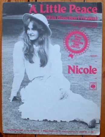 Eurovision38Nicole A Little peace Sheet1982.jpg