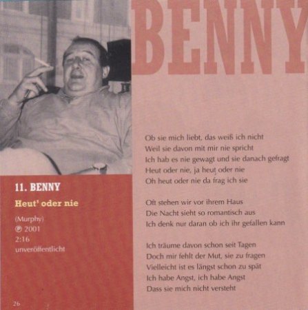 Wer ist Benny?? Auf Decca  19 826, Michael Marc und Christia