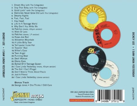 DICKEY LEE - I saw Linda yesterday