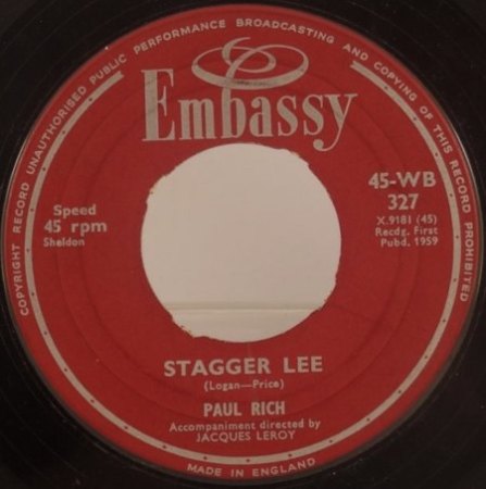 STAGGER LEE
