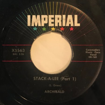 STAGGER LEE