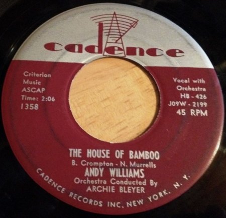 The HOUSE OF BAMBOO - Bill Ramsey covert US-Titel