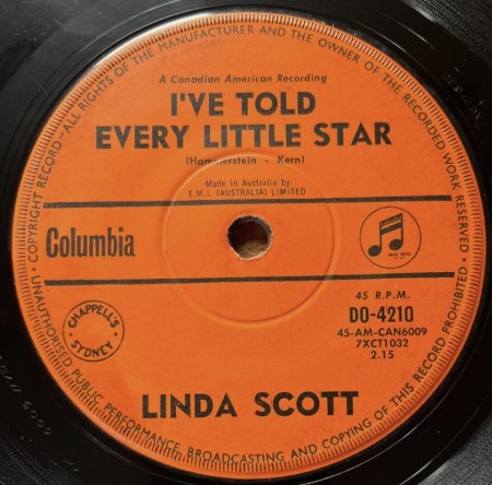 I'VE TOLD EVERY LITTLE STAR