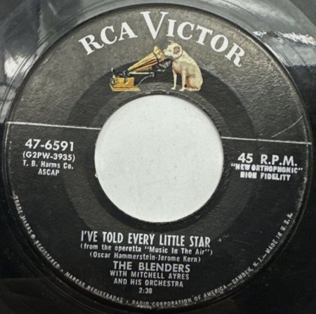 I'VE TOLD EVERY LITTLE STAR