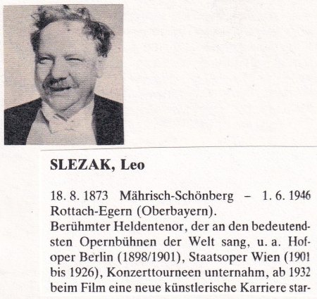 LEO SLEZAK
