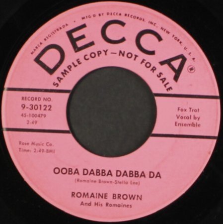 ROMAINE BROWN AND HIS ROMAINES