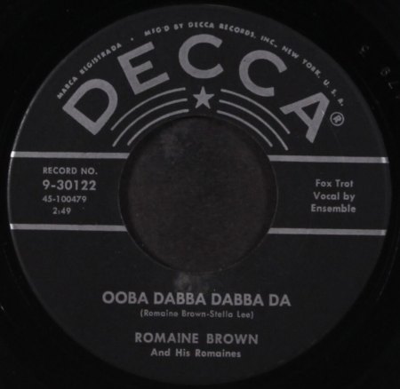 ROMAINE BROWN AND HIS ROMAINES