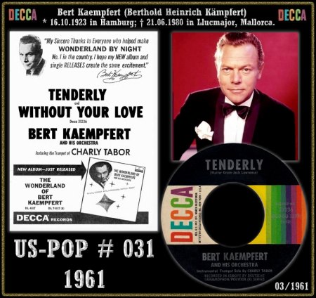 BERT KAEMPFERT AND HIS ORCHESTRA - COLLAGEN