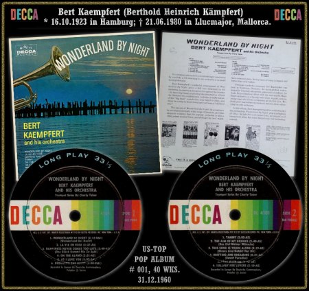 BERT KAEMPFERT AND HIS ORCHESTRA - COLLAGEN